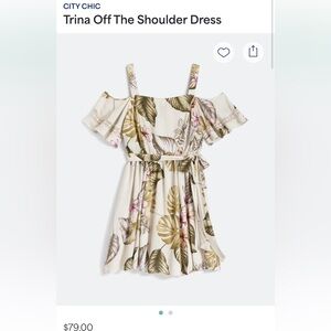 NWT City Chic cold shoulder dress by Stitch Fix